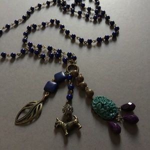 DAVID AUBREY ANTHROPOLOGIE Charm Necklace